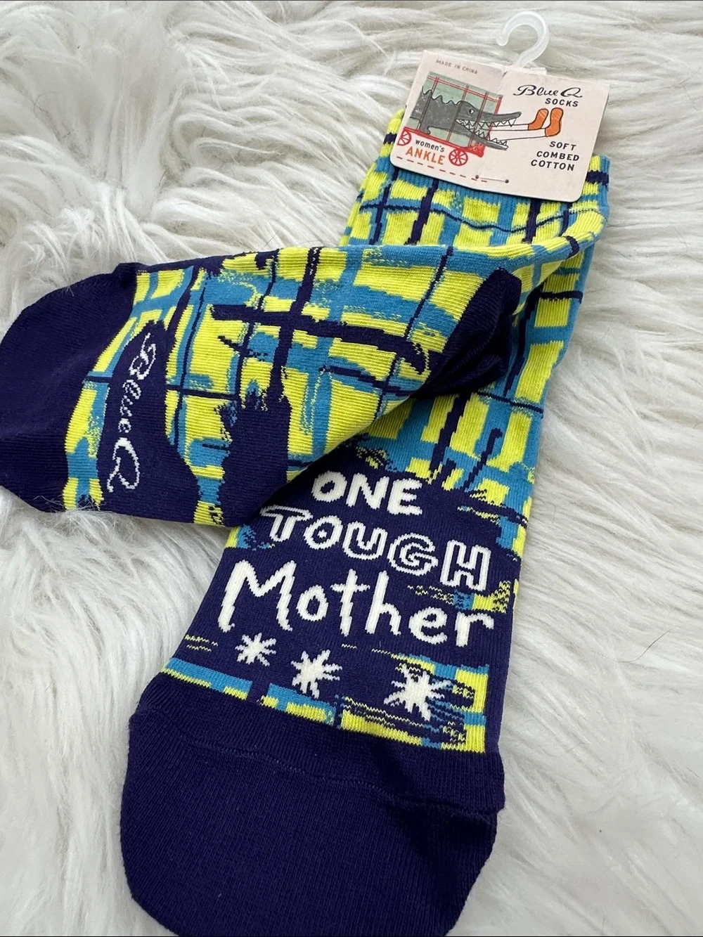 Blue Q playful ankle